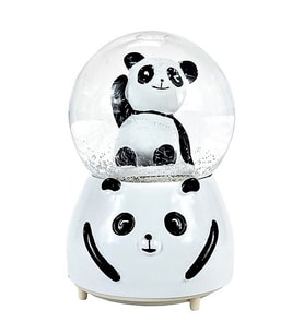Panda Işıklı Motorlu Püskürtmeli Büyük Boy Kar Küresi