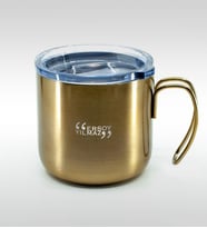BK Gift Kişiye Özel 5314 Gold Çelik Termos Kupa 350ml