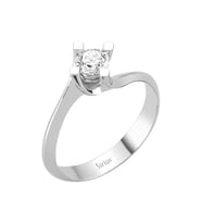 Sirius D Renk 0,40 Karat Pırlanta Tektaş Yüzük 0723R0035