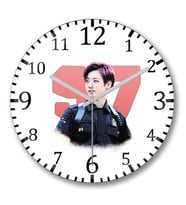 Bts Jungkook Duvar Saati Bombeli Gercek Cam