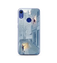 Serenat Tasarımlı Süper Şeffaf Silikon Telefon Kılıfı Huawei Honor 8A