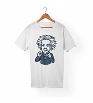 Einstein Beyaz Tişört