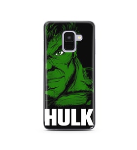 Hulk Tasarım Süper Şeffaf Silikon Telefon Kılıfı Samsung A8 (2018)  