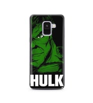 Hulk Tasarım Süper Şeffaf Silikon Telefon Kılıfı Samsung A8 (2018)  