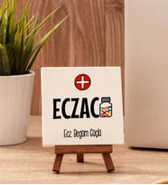 Eczacıya Hediye Taş Dekor