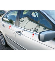 BMW E-46 series Krom Cam Çıtası 4 prç. 1998-2007 P.ÇELİK
