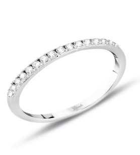 0.15 Ct Pırlanta Yarım Tur Yüzük