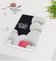 BK Gift Kişiye Özel Sevgililer Günü Beyaz Defter-132