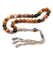 Ocean Jasper Doğal Taş Tesbih 8 mm Küre Kesim