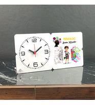 Psikolog Ahşap Masa Saati 003