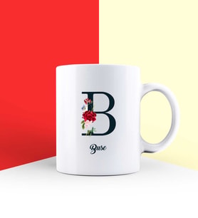 Kişiye Özel Harf ve İsim Kupa Bardak 85872