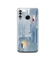 Serenat Tasarımlı Süper Şeffaf Silikon Telefon Kılıfı Huawei P30 Lite 