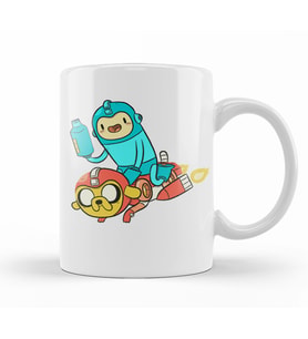 Hora De Aventura  Megaman Kupa Bardak Porselen