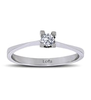 Lova G Renk 0,12 Karat Pırlanta Tektaş Yüzük - 1010019
