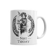 Game Of Thrones Valar Morghulis Not Today Kupa Bardak Porselen