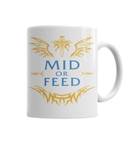 League Of Legends Mid Or Feed Kupa Bardak Porselen