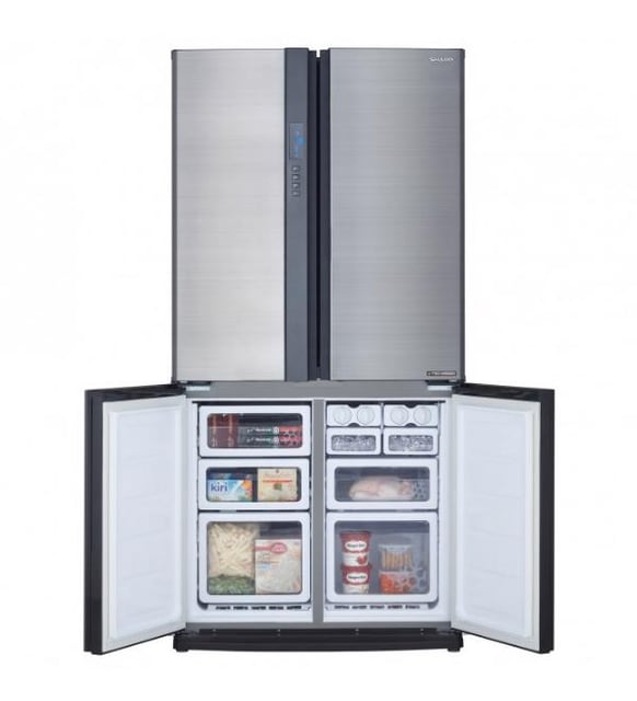 Sharp SJ-EX820F-SL Çelik 4 Kapılı Buzdolabı