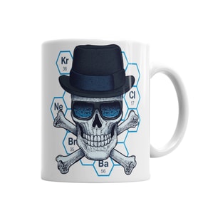 Breaking Bad Skull Kupa Bardak Porselen