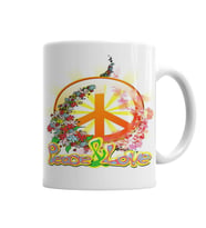 Peace Barış Simge Kupa Bardak Porselen