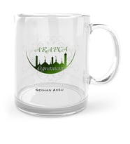 BK Gift Kişiye Özel Arapça Öğretmeni Cam Kupa Bardak  2