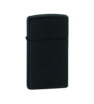 Zippo Çakmak Slim Black Matte 1618