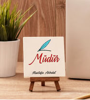 Müdüre Hediye Taş Dekor