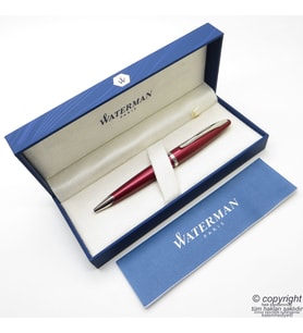 Waterman Carene Garnet Kırmızı Tükenmez Kalem  Waterman Kalem  İsme Özel Kalem  Hediye Kalem