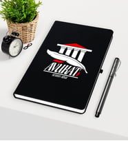 BK Gift Kişiye Özel Avukat Temalı Siyah Defter Kalem Seti - 3