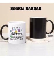 Kimya Mühendisi Kupa Bardağı Sihirli (Beyaz)