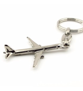 AİRBUS A321 YOLCU UÇAĞI METAL ANAHTARLIK KC849