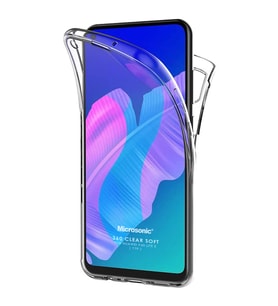Microsonic Huawei P40 Lite E Kılıf 6 tarafı tam full koruma 360 Clear Soft Şeffaf