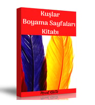 Kuşlarla İlgili Boyama Sayfaları Kitabı