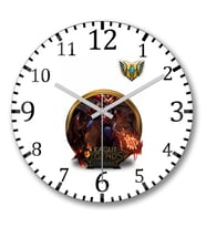 Shyvanna LoL League Of Legends Duvar Saati Bombeli Gercek Cam