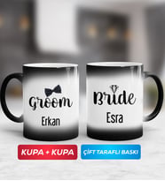 İkili Damat Sihirli Kupa Bardak