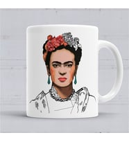 Frida  Kahlo Kupa Bardak  Porselen