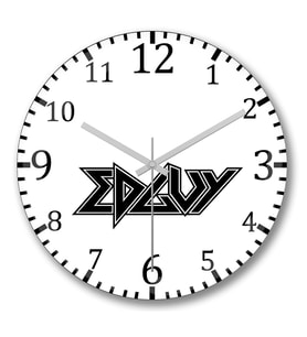 Edguy Duvar Saati Bombeli Gercek Cam
