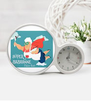 BK Gift Kişiye Özel Anneler Günü Temalı Saatli Sihirli Led Ayna Sla12