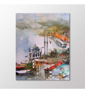 Arty Tablo Suluboya Ortaköy Tablo (Karışık)