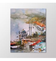Arty Tablo Suluboya Ortaköy Tablo (Karışık)