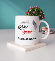 Rehber Öğretmen Kupa Bardak ve Taş Bardak Altlığı Seti