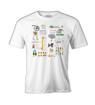 İngilizce - Sınavlar Beyaz Erkek Tshirt