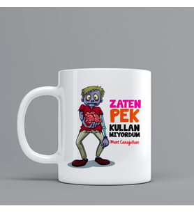 Espri Temalı Hediye Kupa Bardak Kişiye Özel Hediye SZ19