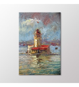 Arty Tablo Kız Kulesi Tablo (Karışık)