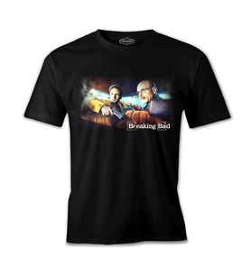 Breaking Bad - In the Car Siyah Erkek Tshirt