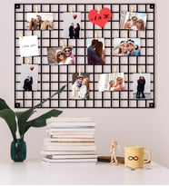 BK Gift Kişiye Özel 10 Fotoğraflı Metal Fotoğraf Askısı