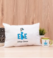 Ebe Dikdörtgen Yastık ve Yeşil Kupa Bardak