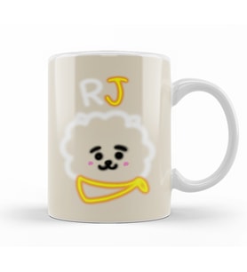 Bt Glowing RJ Bts Kupa Bardak Porselen