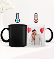 BK Gift Kişiye Özel Fotoğraflı Sihirli Cam Kupa Bardak