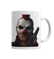 Gun Ve Clown Kupa Bardak Porselen