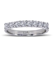 Lova 0,60 Karat Pırlanta Yarımtur Yüzük - 1050205
